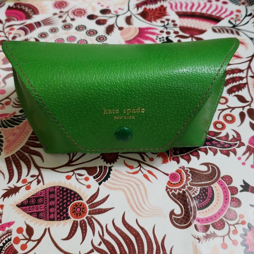 Kate Spade Green Sunglasses Case